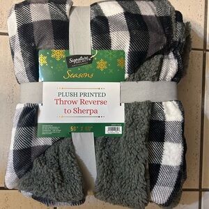 Sherpa Blanket Throw